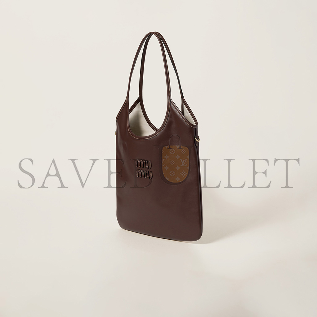 MIU MIU IVY LEATHER BAG 5BG231 (40*35cm) MIU MIU IVY LEATHER BAG 5BG231 (40*35cm)